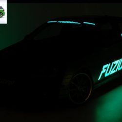 flocage pub auto lumineux